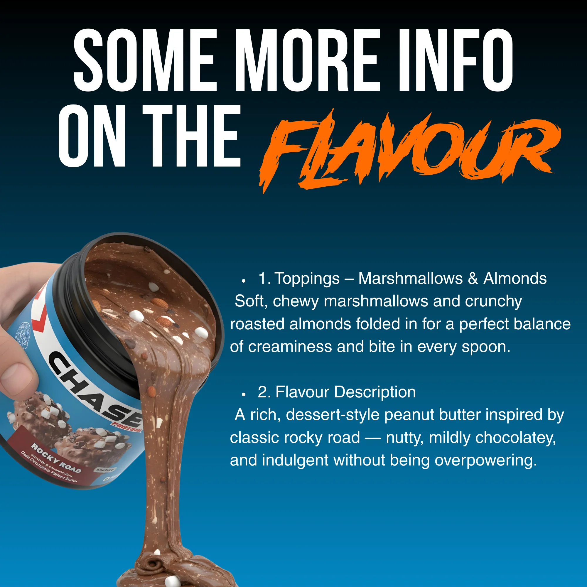 Rocky Road Protein Peanut Butter - Image 5